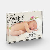 Gesegnetes Oma Elegantes Skript 1 Foto Option (Links)