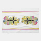 Gesegnetes Ostern individualisierbares Küchentuch (Horizontal)