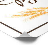 Gesegnetes Poster (Ecke)