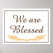 Gesegnetes Poster (Vorne)