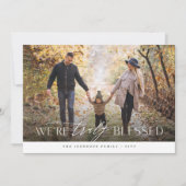 Gesegnetes religiös Christliches Foto Weihnachten (Vorderseite)