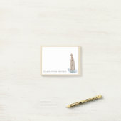 Gesegnetes religiöses Vintages Post-it Klebezettel (Auf Schreibtisch)