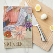 Gesegnetes Rosen-mit Blumenreligiöses Geschirrtuch (Viertel Falte)