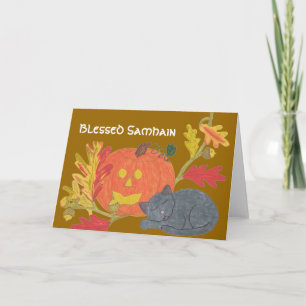Gesegnetes Samhain Karte
