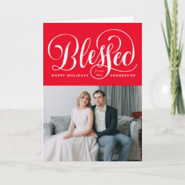 Gesegnetes Skript | Faltschachtel Feiertagskarte