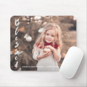 Gesegnetes Skript Inspiration Weihnachts-Foto Mousepad (Mit Mouse)