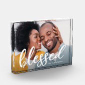 Gesegnetes Skript mit dem Foto Name (Links)