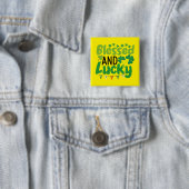 Gesegnetes und glückliches St. Patrick’s Day Desig Button (Beispiel)