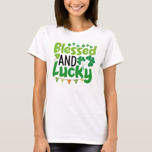 Gesegnetes und glückliches St. Patrick’s Day Desig T-Shirt