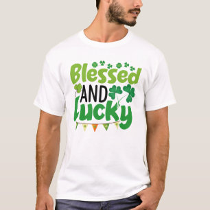 Gesegnetes und Glückliches St. Patrick’s Day Desig T-Shirt