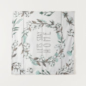 Gesegnetes VII | ließen uns Zuhause bleibe Wandteppich (Vorderseite)