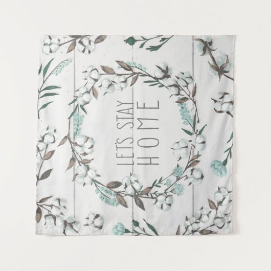 Gesegnetes VII | ließen uns Zuhause bleibe Wandteppich (Vorderseite)