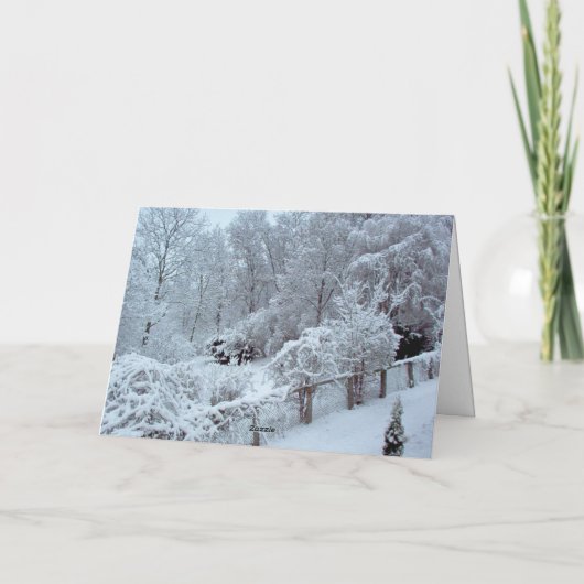 Gesegnetes Weihnachten (Rückseite)