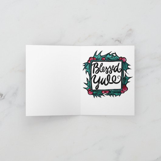 Gesegnetes Weihnachten (Innenseite)