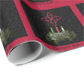 Gesegnetes Weihnachten Geschenkpapier (Rolleneckpunkt)