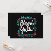 Gesegnetes Weihnachten Karte (Vorderseite/Rückseite Beispiel)