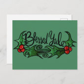 Gesegnetes Weihnachten Postkarte (Vorne/Hinten)