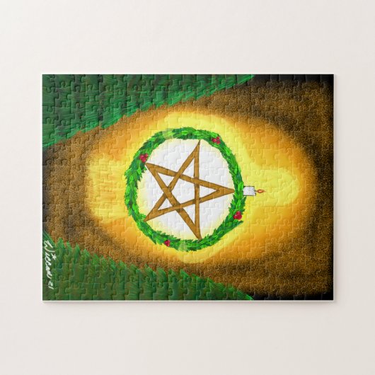 Gesegnetes Weihnachten Puzzle (Horizontal)