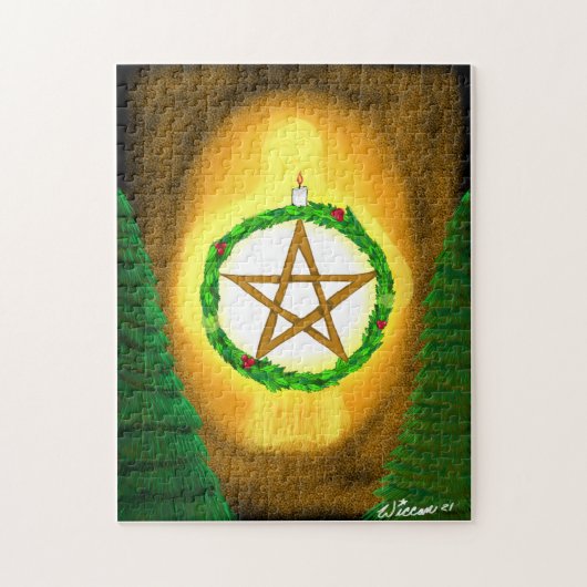 Gesegnetes Weihnachten Puzzle (Vertikal)