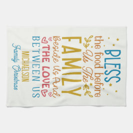 Gesegnetes Weihnachtsgebet für die Familie Geschirrtuch