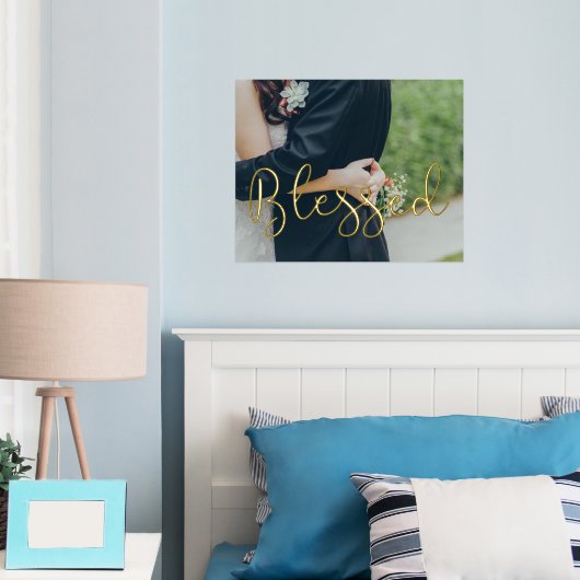 Gesegnetes Whimsisches Skript Foliendrucke (In Situ (Schlafzimmer))