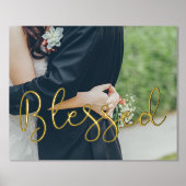 Gesegnetes Whimsisches Skript Foliendrucke (Vorderseite)