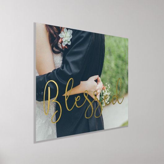 Gesegnetes Whimsisches Skript Foliendrucke (Ablage )