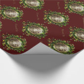 Gesegnetes Yuletide Geschenkpapier (Ecke)