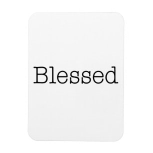Gesegnetes Zitat-inspirierend Glauben-Zitat Magnet