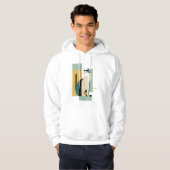 Gesehene Katze Art deco - Minimalistische Illustra Hoodie (Vorne ganz)