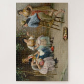 Gesellige Konversation im italienischen Garten Puzzle (Vertikal)