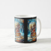 Geselliges Bier Kaffeetasse (VorderseiteRechts)