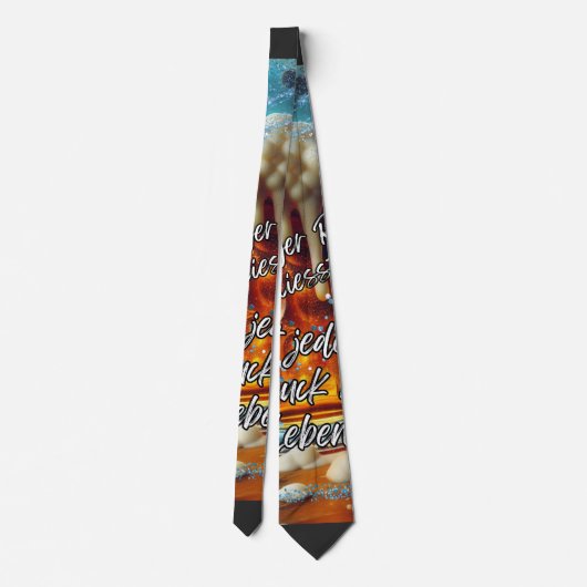 Geselliges Bier Krawatte (Rückseite)