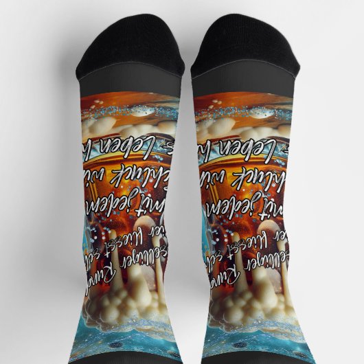 Geselliges Bier Socken (Oben)