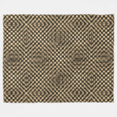 Geselliges und chaotisches Schachspiel Fleecedecke (Vorderseite (Horizontal))