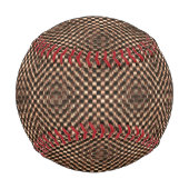 Geselliges und unordentliches braunes Schach über  Baseball (Rückseite)