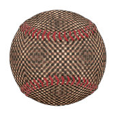 Geselliges und unordentliches braunes Schach über  Baseball (Vorderseite)