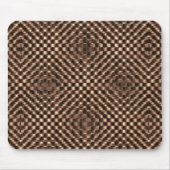 Geselliges und unordentliches braunes Schach über  Mousepad (Vorne)