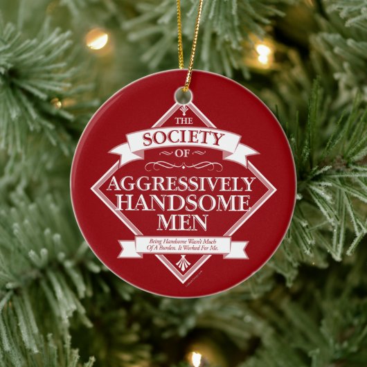 Gesellschaft aggressiv gegen einige Männer Keramik Ornament (Baum)