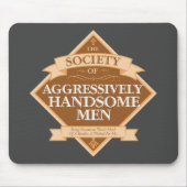 Gesellschaft aggressiv gegen einige Männer Mousepad (Vorne)