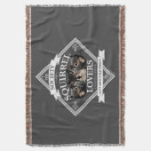 Gesellschaft der Eichhörnchenliebhaber - lustiges  Decke (Vorderseite Vertikal)