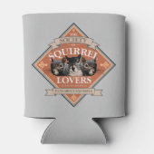 Gesellschaft der Eichhörnchenliebhaber - lustiges  Dosenkühler (Rückseite)