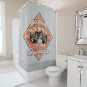 Gesellschaft der Eichhörnchenliebhaber - lustiges  Duschvorhang (Beispiel)