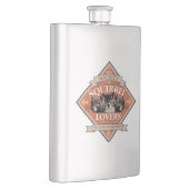 Gesellschaft der Eichhörnchenliebhaber - lustiges  Flachmann (Rechts)