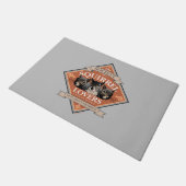 Gesellschaft der Eichhörnchenliebhaber - lustiges Fußmatte (Schrägansicht)