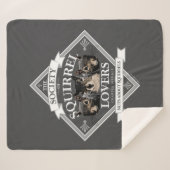 Gesellschaft der Eichhörnchenliebhaber - lustiges  Sherpadecke (Vorderseite (Horizontal))