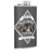 Gesellschaft der Eichhörnchenliebhaber - witzige E Flachmann (Rechts)