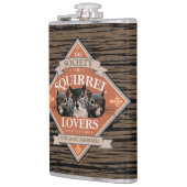 Gesellschaft der Eichhörnchenliebhaber - witzige E Flachmann (Links)