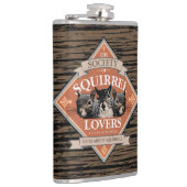 Gesellschaft der Eichhörnchenliebhaber - witzige E Flachmann (Rechts)