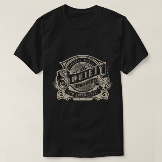Gesellschaft der Entdecker und Abenteurer T-Shirt (Design vorne)